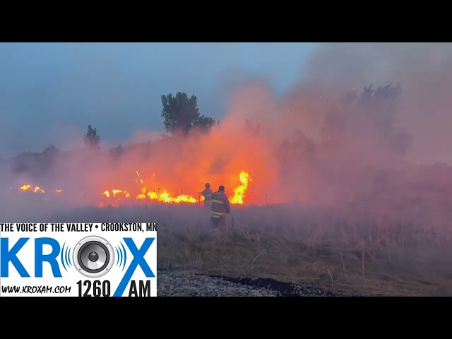 Crookston High School Pond Fire