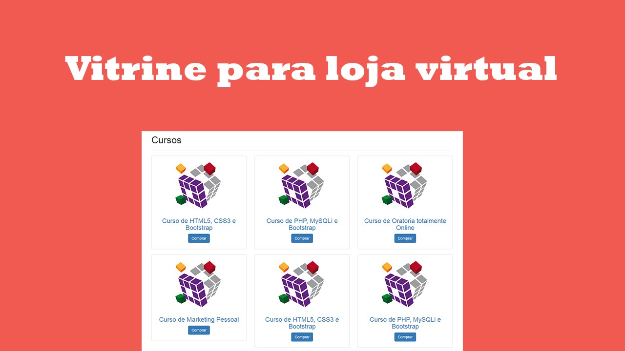 Como criar uma vitrine para a página inicial da sua loja virtual  YouTube