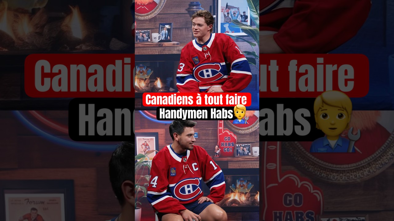 What handyman tasks can Habs players do? #Shorts #Handyman