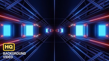 Blue Pink Loop Abstract VJ Motion Background | Neon Light Loops | Free Video Background #neon