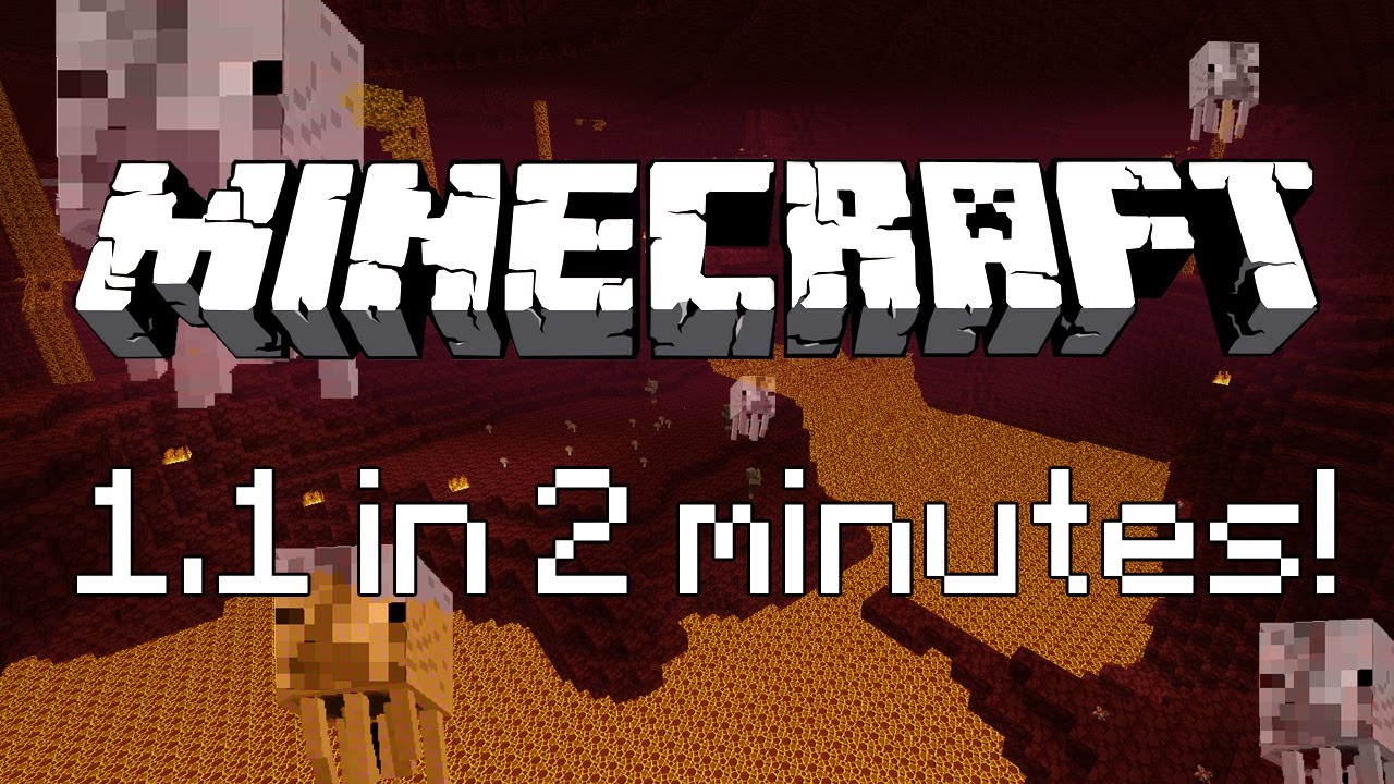 Minecraft: 1.1 Update in 2 Minutes! - YouTube