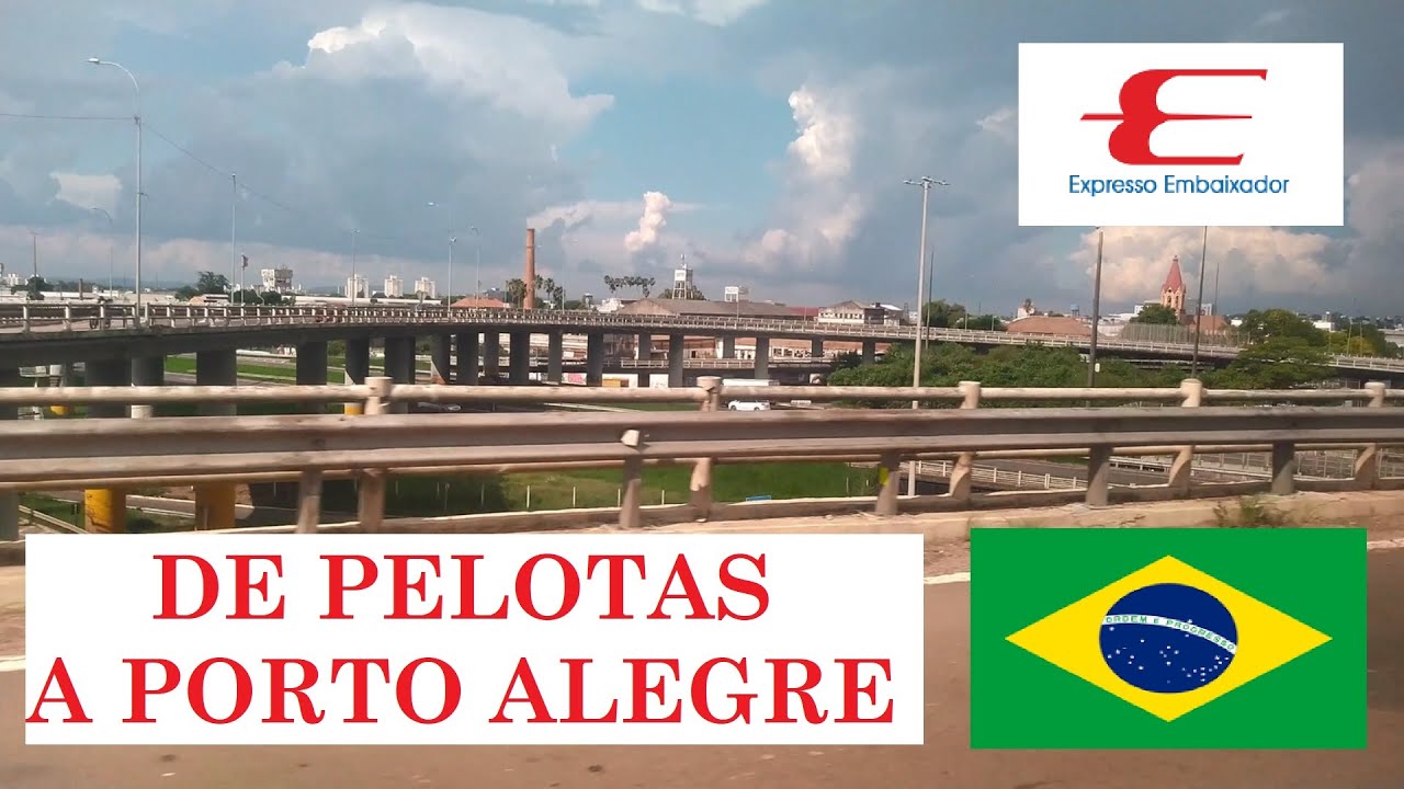 De la ciudad de PELOTAS a PORTO ALEGRE en RS en Expresso Embaixador ...