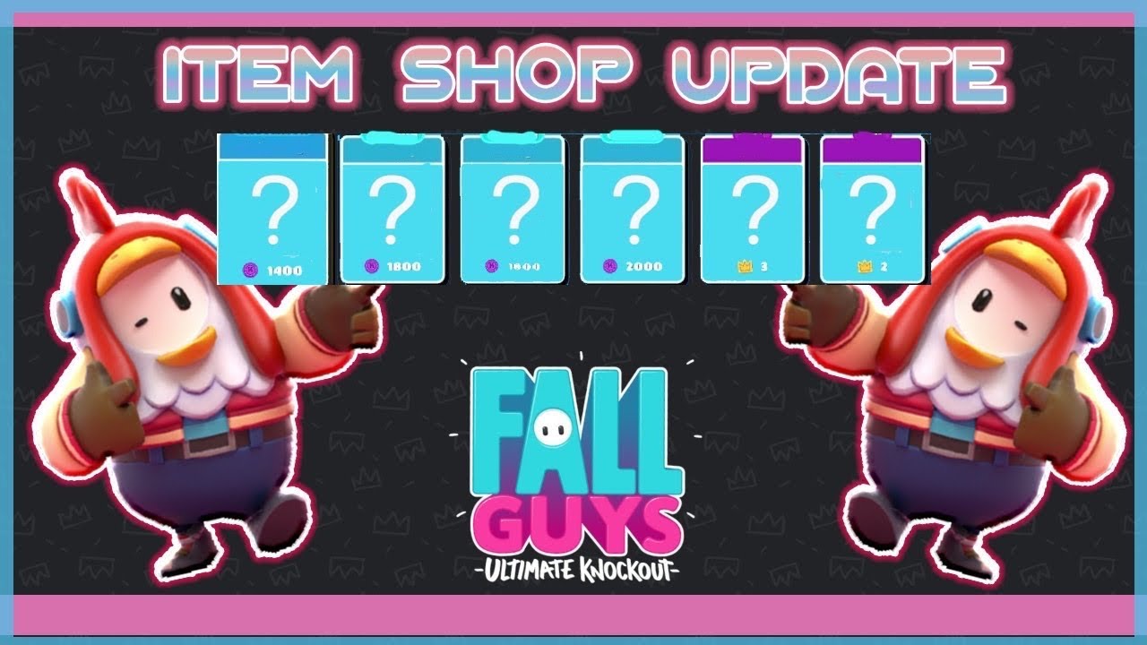 Fall Guys Item Shop 8/25/2020 - YouTube