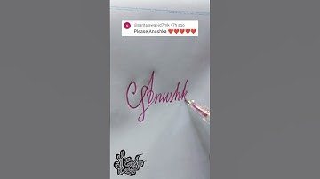 Stylish Name | Anushka | Stylish Signature | Calligraphy Signature