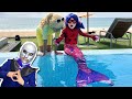 Transformación de LEDIBAG en SIRENA 🐞 Bromas de personajes de dibujos animados MIRACULOUS