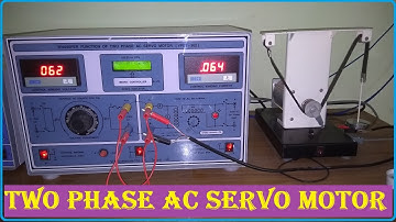 Transfer Function of two phase AC Servomotor | Study of AC Servomotor