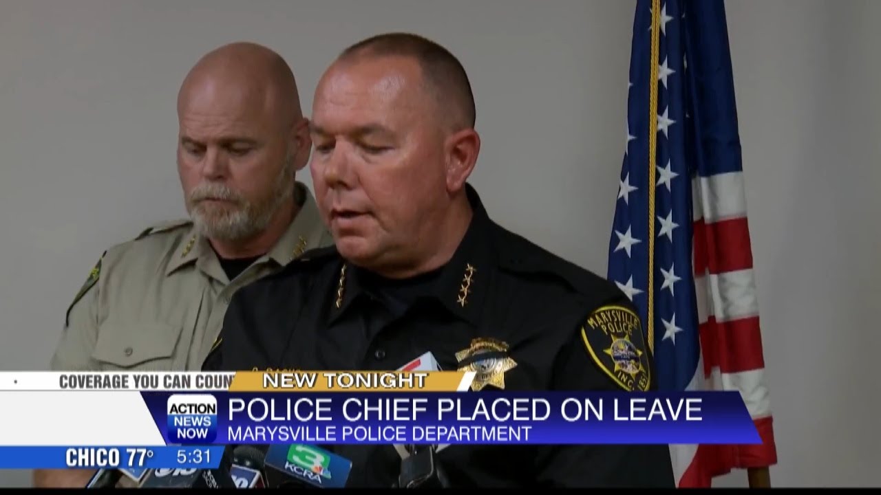 Marysville police chief placed on administrative leave - YouTube