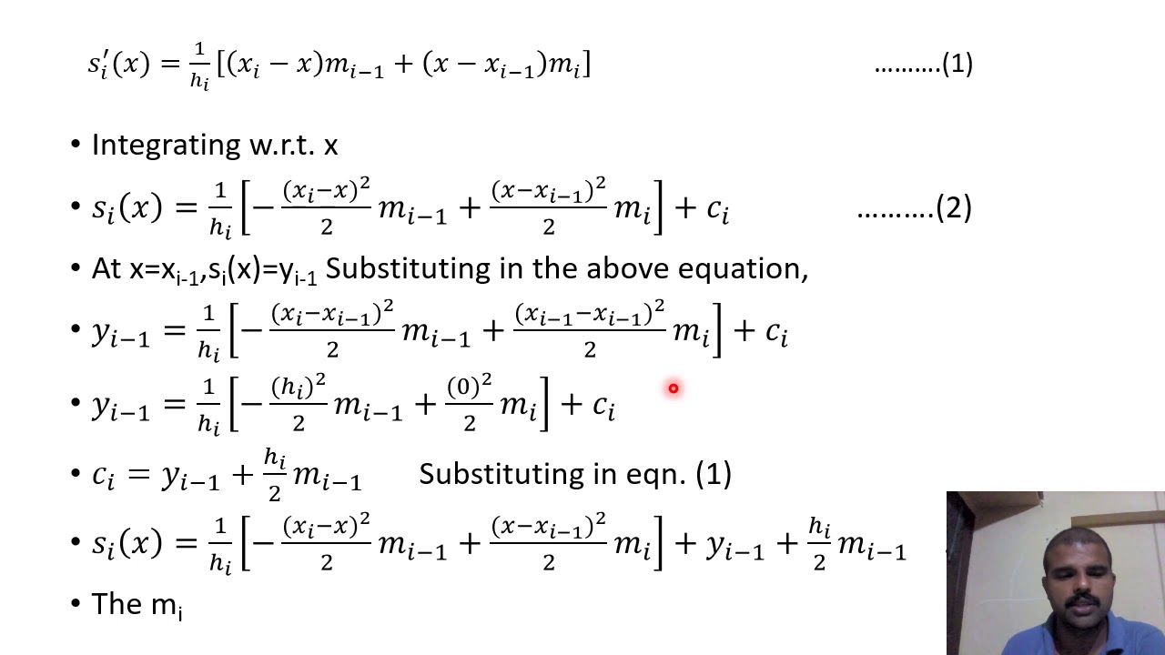 III 3 2 Quadratic Spline YouTube