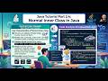 02.04 NORMAL INNER CLASSES IN JAVA