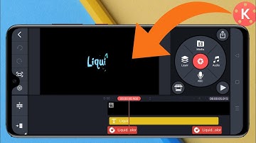 How To Make a Liquid Text Animation In After Effects In || KineMaster Tutorial 2021