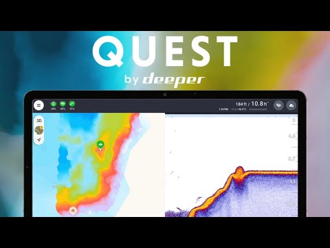 Deeper Quest FAQ - How do I save a spot by pressing the scan screen and why is my boat not near it?
