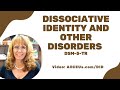 Dissociative Identity Disorder in the DSM 5 TR