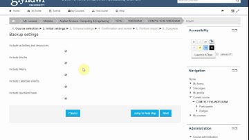 Copy course content from one course to another