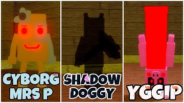 How To Get “IRON FLOWER”, “SHADOW DOGGY” & “Y-G-G-I-P” BADGE | Piggy RP [W.I.P] | Roblox