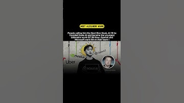 Next Elon Musk ? Youngest AI Billionaire #shorts #success #billionaire