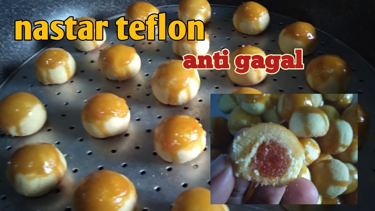 Resep kue nastar lumer pakai teflon untuk pemula anti ...