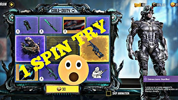 "NEW" 1 Spin Try Cod Mobile | Call of duty mobile Lucky Draw | Codm lucky Draw | Bloodweep Draw