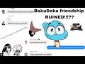 Deku and Bakugo were friends!??- Bnha/Mha lyric Prank-Song: Goodbye from Amazing World of Gumball