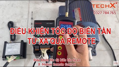X-Motion Remote Control - Bộ Điều Khiển Tốc Độ Biến Tần Từ Xa - VFD Wireless Remote Control