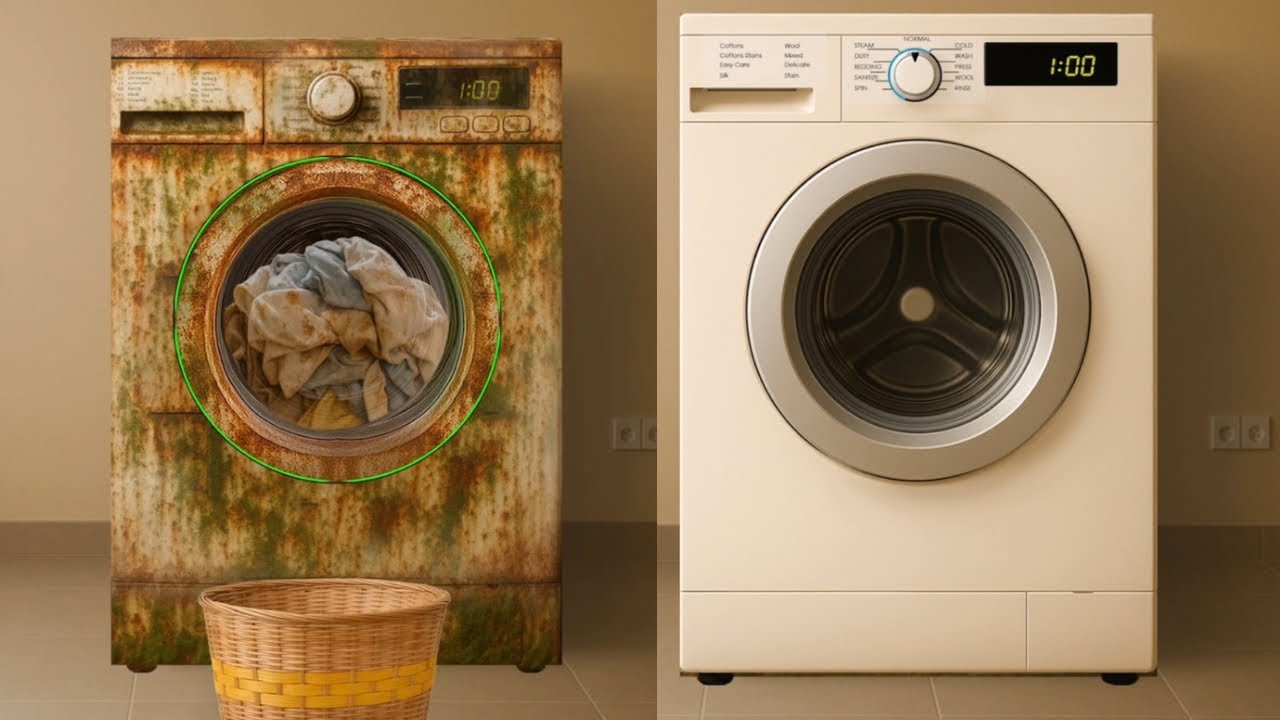 Fixing an Old Washing Machine into Like-New Condition