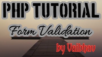 "LIVE" FORM VALIDATION CONCEPT | Php Tutorial #40