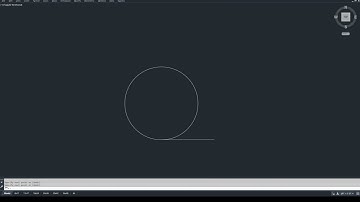 Autocad: Tangent Line at 22 Deg Angle
