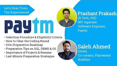 Paytm Interview Experience | How to Crack Paytm | Campus Placements | Preparation Tips for Freshers