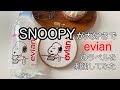 【刺繍動画】SNOOPYが好きなのでevianのラベルを刺繍してみた