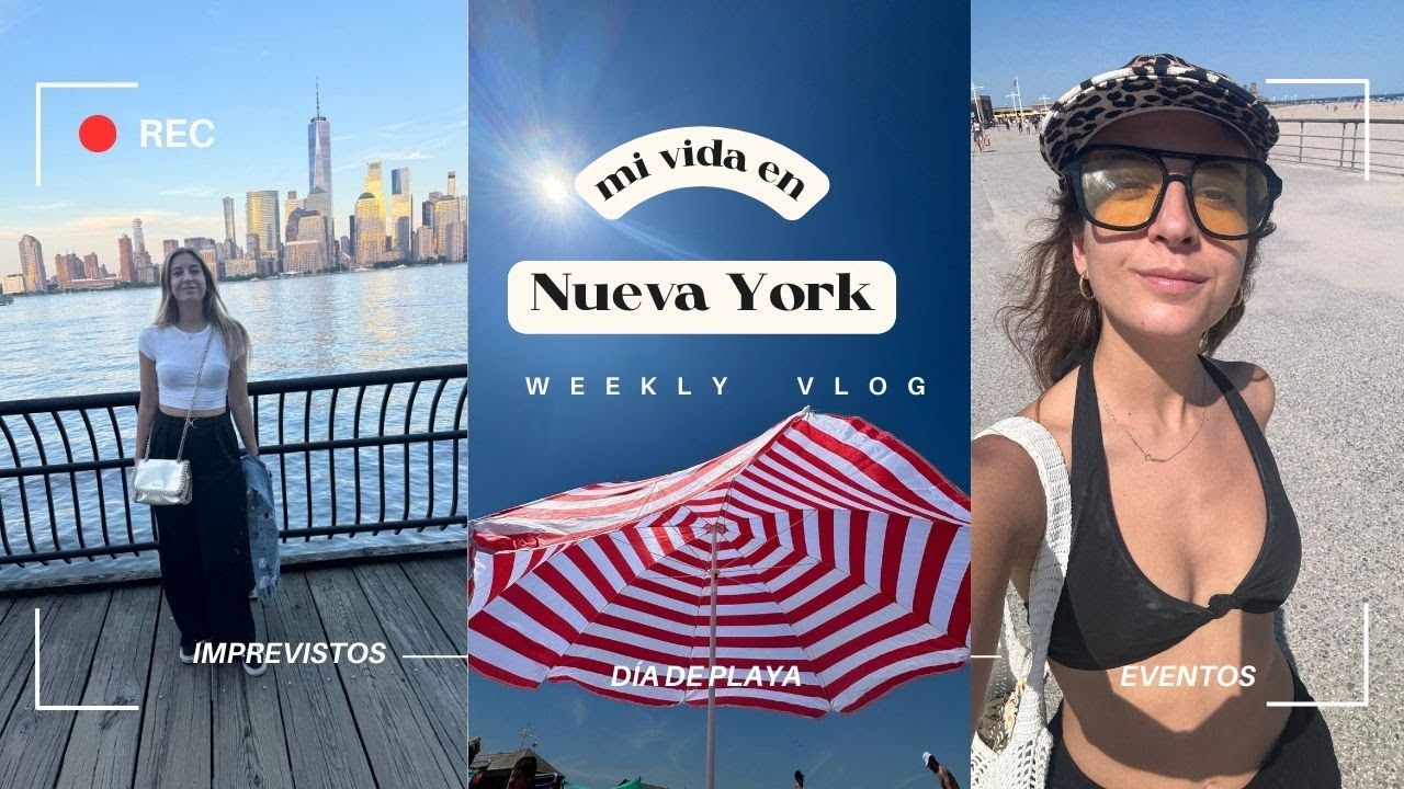 Mi vida en Nueva York🌷primer día de playa en NY⛱️eventos y adelantamos la mudanza🏡 VLOG