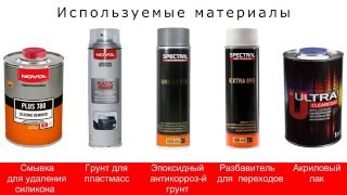 Точечный ремонт с применением аэрозольных баллонов NOVOL и Spectral Точечный ремонт с применением аэрозольных баллонов NOVOL и Spectral