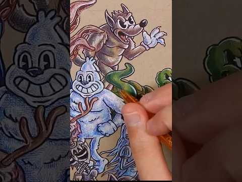 Drawing Cryptids as