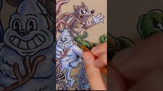 Drawing Cryptids as vintage cartoons #Cryptids #art #drawing