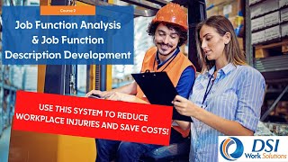 Job Function Analysis & Job Function Description Development - Independent Learning Course