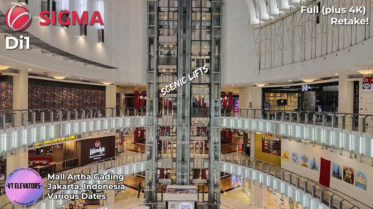 [4K] SIGMA Di1 Scenic Lifts Mall Artha Gading, Jakarta YouTube
