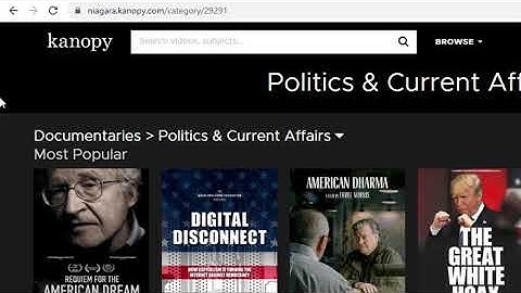 NU Library - Using Kanopy Streaming Video