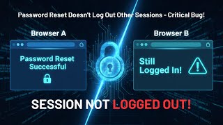Password Reset Bug Explained! Sessions Not Logging Out | Critical Security Flaw (CWE-613)