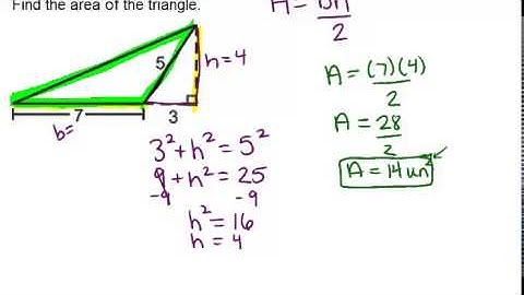 Area and Perimeter of Triangles: Examples (Geometry Concepts)