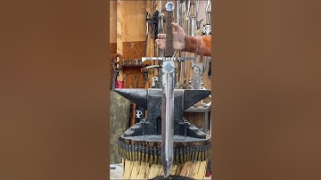 Forging a Medieval Longsword 40 hours of work in 58 seconds #blacksmith #forging #sword  #shorts