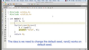 Generating random numbers, the rand function
