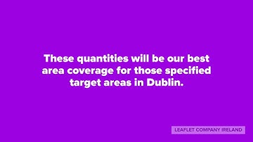 Leaflet Distribution Dublin - Leaflet Company Ireland
