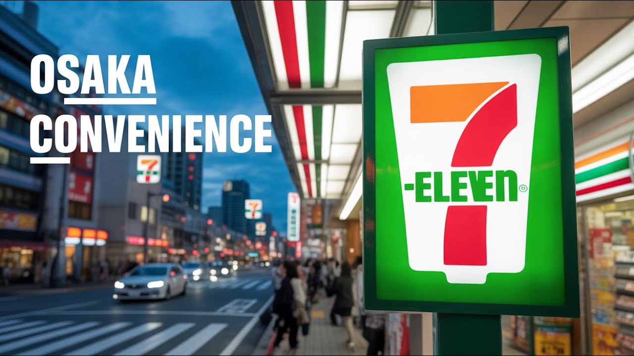 7 Eleven Osaka Japan  tour  🍱 🍣