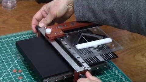 Scribing at 45 degrees using the FlipScribe and Custom Holders