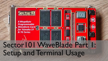 Sector101 WaveBlade Part 1: Setup & Terminal Usage (Yamaha SY77)