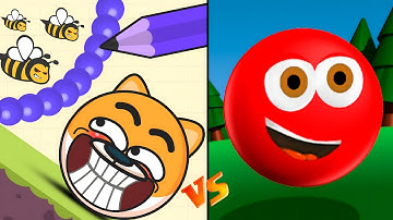 DRAW TO SMASH 🧚‍♀️ VS HIDE BALL 🏈 | Funny Puzzle Battle | Brain Game Challenge 🤯 