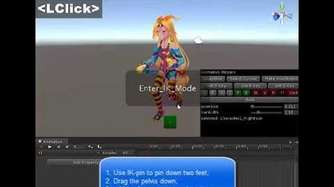 Example: Make crouch animation with IK-pin