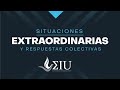 "Situaciones Extraordinarias y Respuestas Colectivas" - Conversatorio Final
