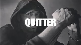FREE Dr Dre x Eminem Type Beat - QUITTER | With BEAT SWITCH @3:32 Old School West Coast Beat 2022