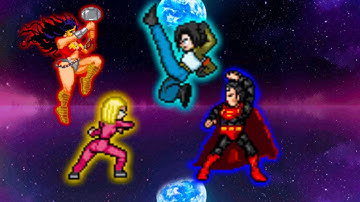 ANDROID 18 & WONDER WOMAN VS SUPERMAN & ANDROID 17 IN JUMP FORCE MUGEN