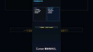 Claude Code vs Cursor,你选哪个?#ClaudeCode #Cursor #AI编程 #效率工具 #程序员 #编程技巧 #AI编程助手 #vibecoding #CursorAI