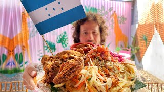 Trying street food in HONDURAS 🇭🇳🍗 screenshot 2
